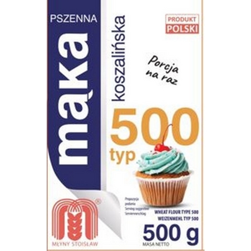 Młyny Stoisław Mąka pszenna koszalińska typ 500 0,5 kg